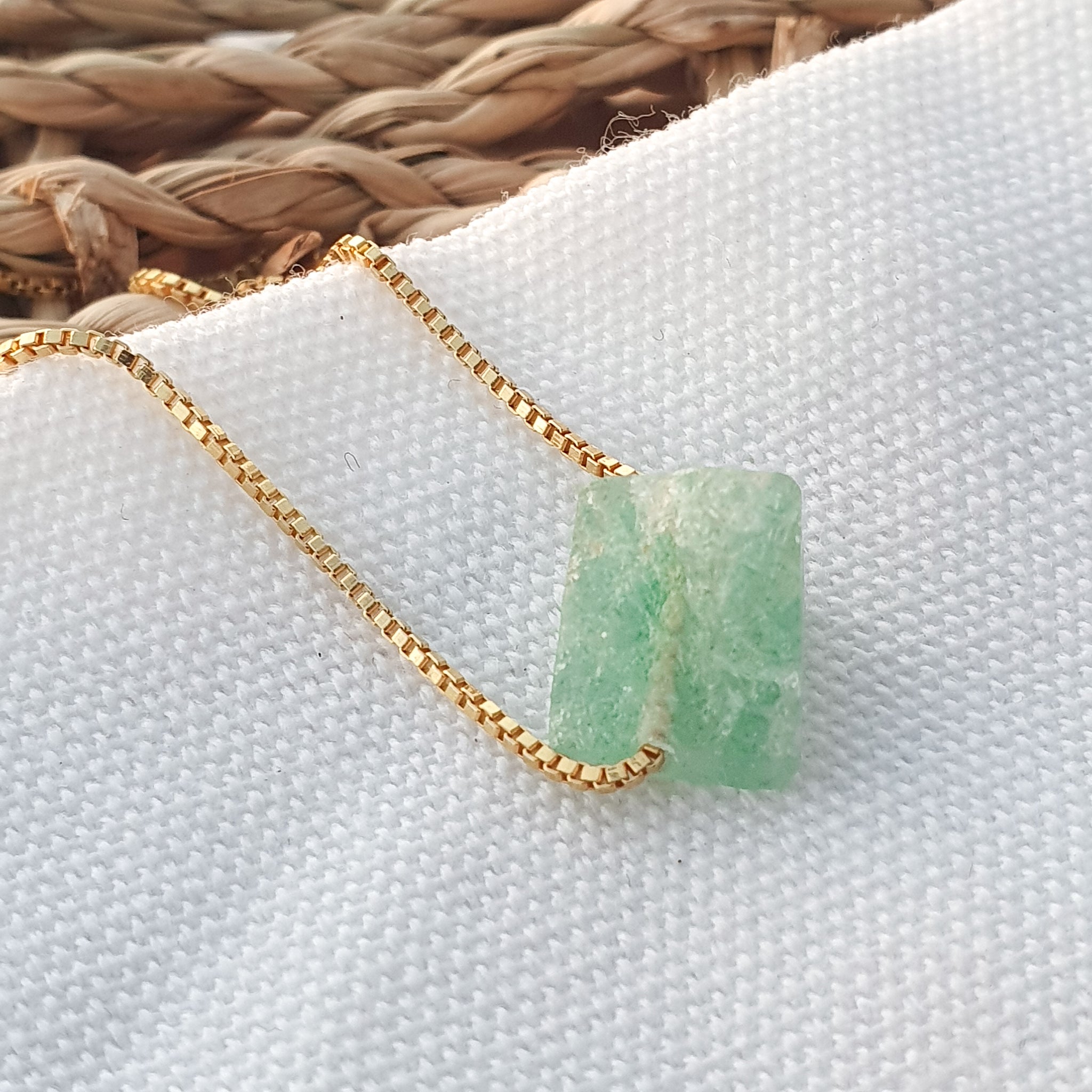 Crystal Komboloi Anxiety Bracelet/Necklace - Green Aventurine