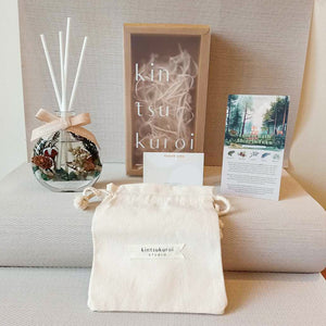 Forest Bath Shinrin Yoku Crystal Herbarium Reed Diffuser (New!)