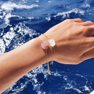 Crystal Komboloi Anxiety Bracelet/Necklace - Strawberry Quartz