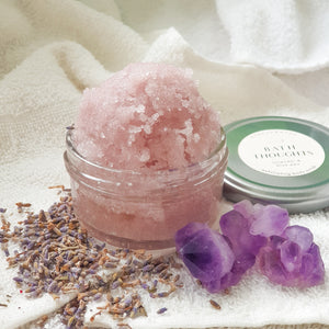 Bath Thoughts Body Scrub - Lavender & Blue Pea