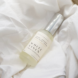 Sunny Days White Linen Fabric Spray