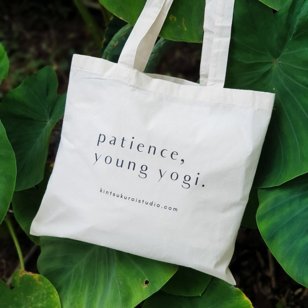 Patience Young Yogi Cotton Tote Bag